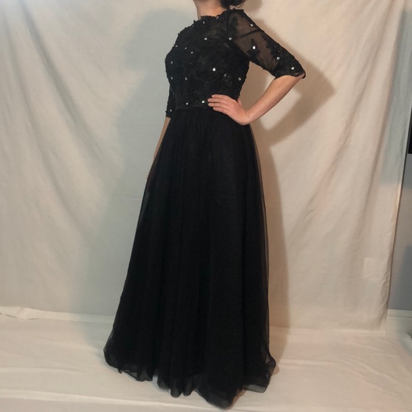 Prom Black long dress - Picture 3 of 14